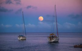 Les plus beaux couchers de lune en Martinique : endroits insolites pour une expérience nocturne magique